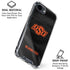 Oklahoma State University Black Jersey iPhone 16e Clear Case