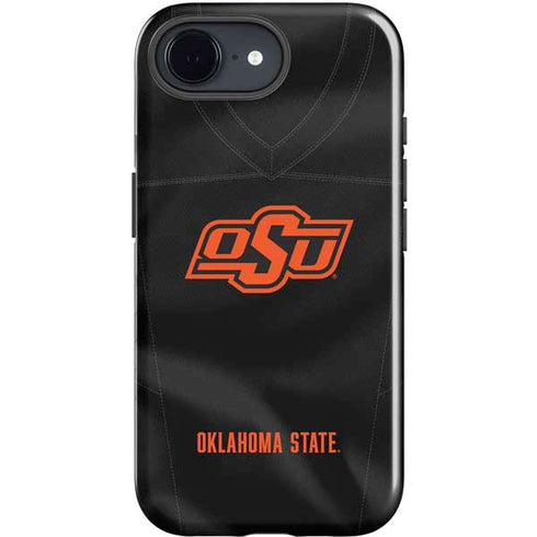 Oklahoma State University Black Jersey iPhone 16e Impact Case