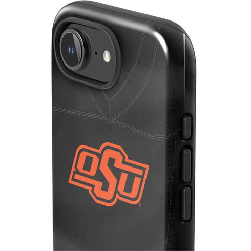 Oklahoma State University Black Jersey iPhone 16e Impact Case