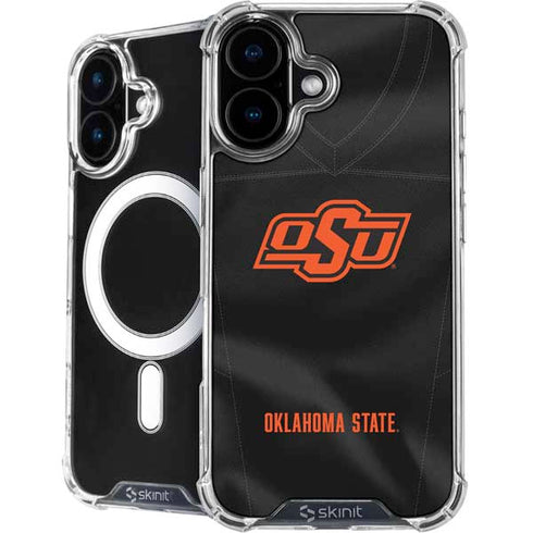 Oklahoma State University Black Jersey iPhone 17 MagSafe Case