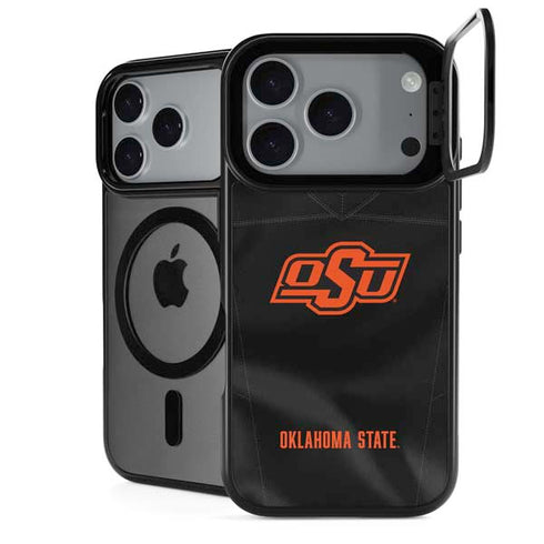 Oklahoma State University Black Jersey iPhone 18 Pro Kickstand Case