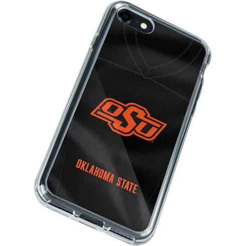 Oklahoma State University Black Jersey iPhone SE (2nd & 3rd Gen) Clear Case