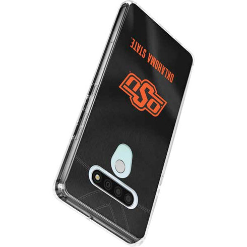 Oklahoma State University Black Jersey LG Stylo 6 Clear Case