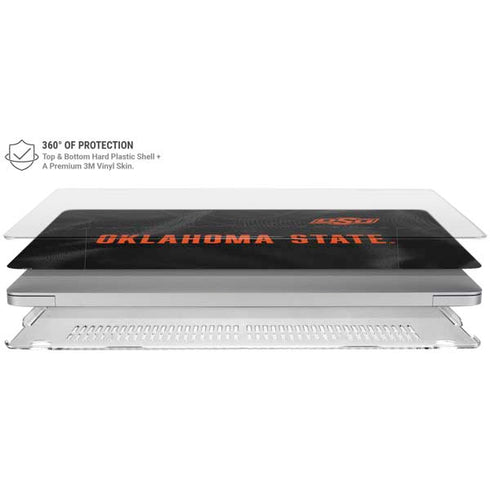 Oklahoma State University Black Jersey MacBook Air 15in (2023-2025) Case plus Skin