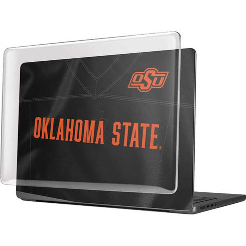 Oklahoma State University Black Jersey MacBook Pro 14in (2021-24) Case plus Skin