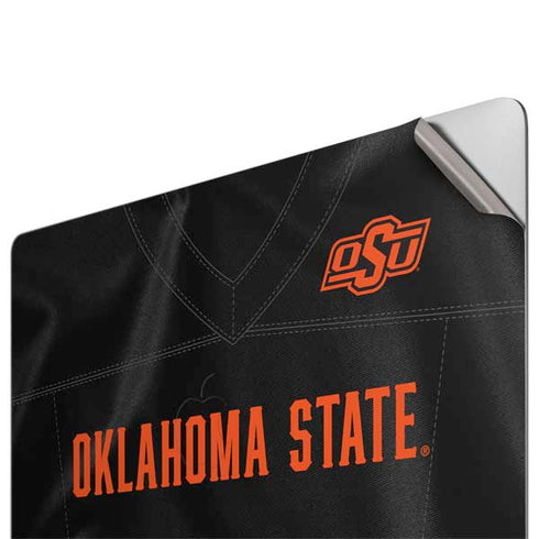 Oklahoma State University Black Jersey Apple MacBook Pro 16-inch Skin