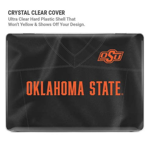 Oklahoma State University Black Jersey MacBook Pro 16in (2021-25) Case plus Skin
