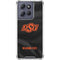 Oklahoma State University Black Jersey Moto G 5G (2025) Clear Case