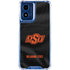 Oklahoma State University Black Jersey Moto G 5G (2024) Clear Case