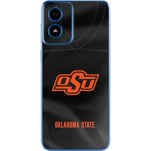 Oklahoma State University Black Jersey Moto G Play 4G (2024) Skin
