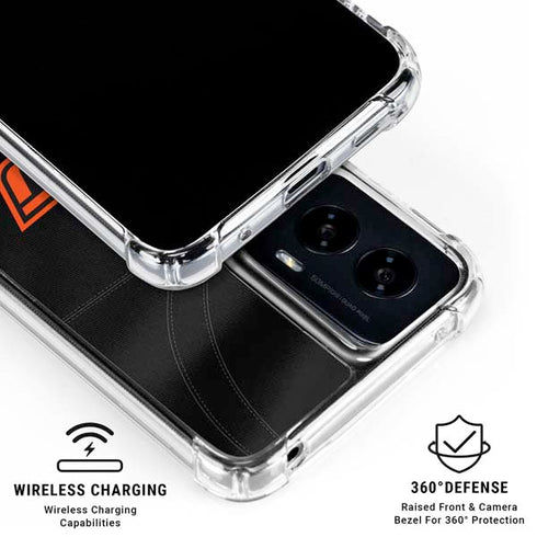 Oklahoma State University Black Jersey Moto G Power 5G (2024) Clear Case