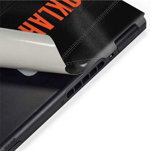 Oklahoma State University Black Jersey Nintendo Switch Bundle Skin