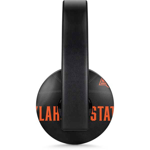 Oklahoma State University Black Jersey PlayStation 4 Gold Wireless Headset Skin