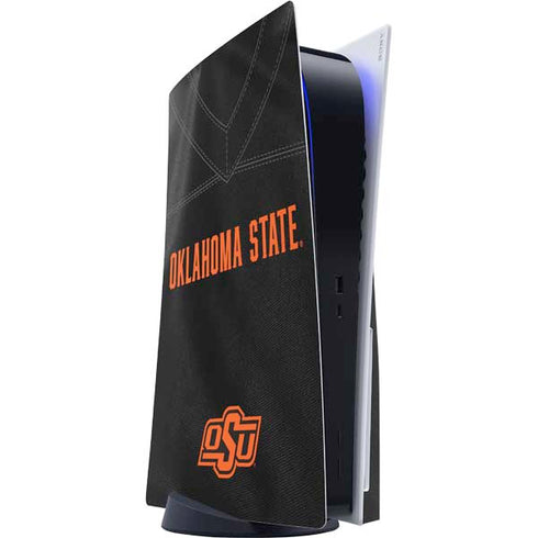 Oklahoma State University Black Jersey PS5 Console Skin