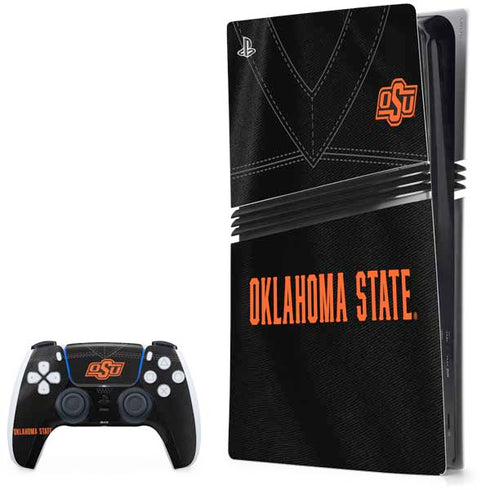 Oklahoma State University Black Jersey PS5 Pro Bundle Skin