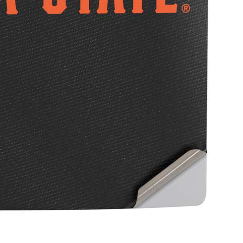 Oklahoma State University Black Jersey PS5 Pro Disk Console Skin