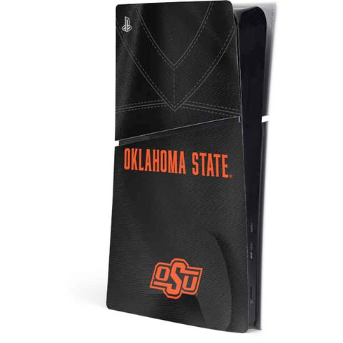 Oklahoma State University Black Jersey PS5 Slim Digital Edition Console Skin