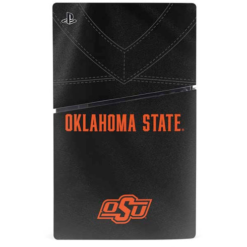 Oklahoma State University Black Jersey PS5 Slim Digital Edition Console Skin