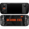 Oklahoma State University Black Jersey Steam Deck Handheld Gaming Computer OLED Skin