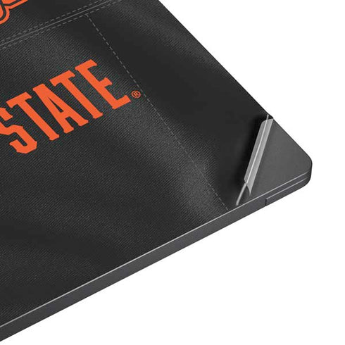 Oklahoma State University Black Jersey Surface Laptop 7 15in Skin