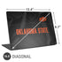 Oklahoma State University Black Jersey Universal Laptop 16.6in (13.4 x 9.7in) Skin