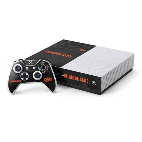 Oklahoma State University Black Jersey Xbox One S Console and Controller Bundle Skin