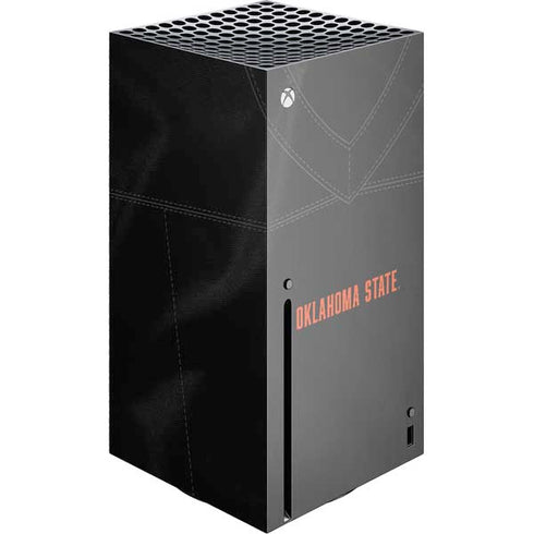 Oklahoma State University Black Jersey Xbox Series X Console Skin