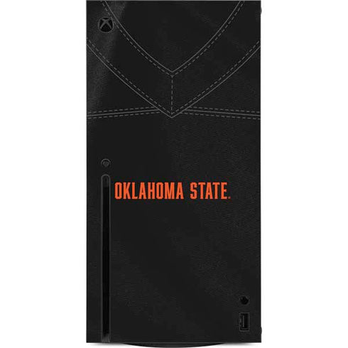Oklahoma State University Black Jersey Xbox Series X Console Skin
