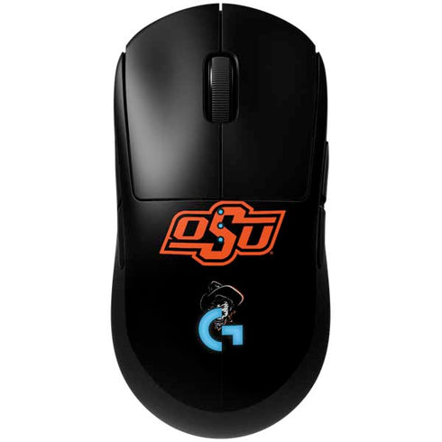 Oklahoma State University OSU on Black G Pro Wireless Gaming Mouse Skin