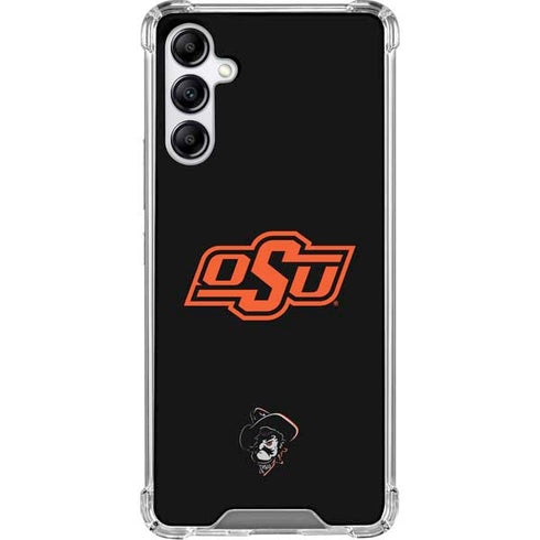 Oklahoma State University OSU on Black Gabb Phone 4 Clear Case