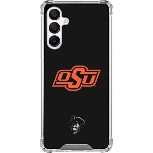 Oklahoma State University OSU on Black Galaxy A16 5G Clear Case