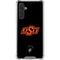Oklahoma State University OSU on Black Galaxy A17 Clear Case
