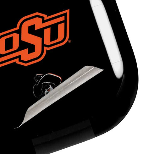 Oklahoma State University OSU on Black Galaxy Buds Live Skin