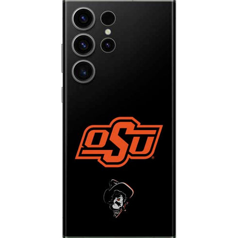 Oklahoma State University OSU on Black Galaxy Skins