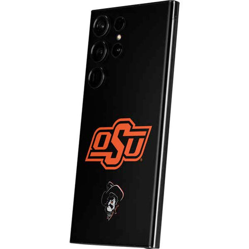 Oklahoma State University OSU on Black Galaxy Skins