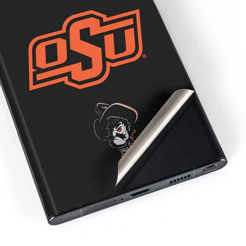 Oklahoma State University OSU on Black Galaxy Skins