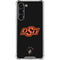 Oklahoma State University OSU on Black Galaxy S24 FE Clear Case