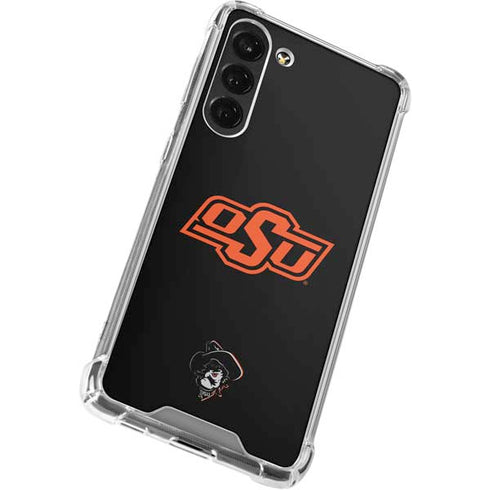 Oklahoma State University OSU on Black Galaxy S24 FE Clear Case