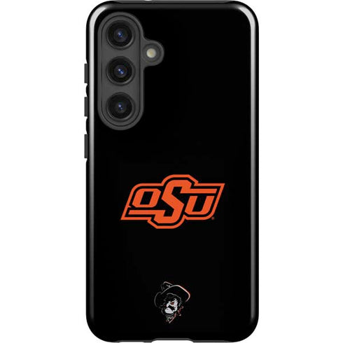 Oklahoma State University OSU on Black Galaxy S25 Plus Impact Case