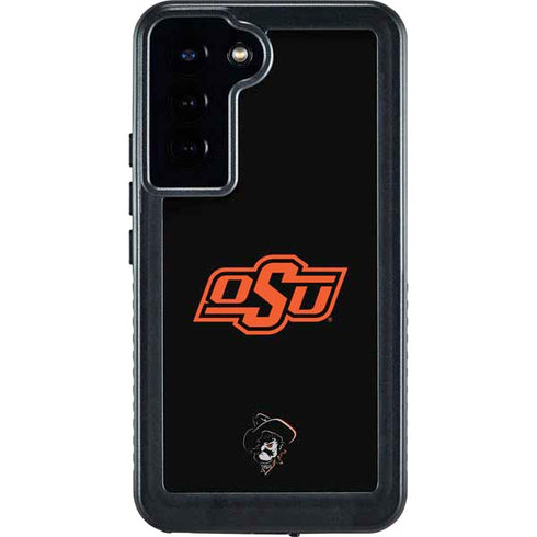 Oklahoma State University OSU on Black Galaxy S24 Plus Waterproof Case
