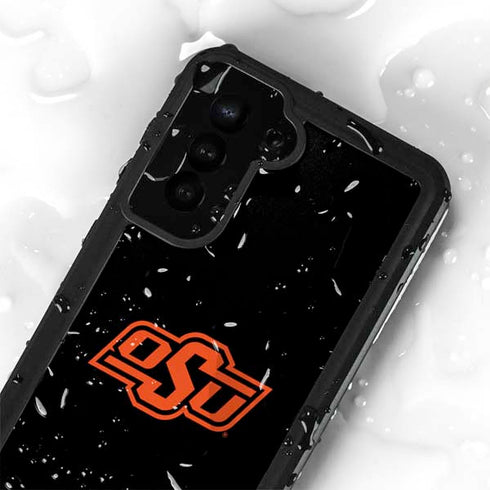Oklahoma State University OSU on Black Galaxy S24 Plus Waterproof Case