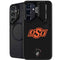 Oklahoma State University OSU on Black Galaxy S25 FE Kickstand Case