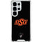 Oklahoma State University OSU on Black Galaxy S25 Ultra Clear Case