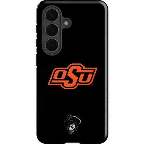 Oklahoma State University OSU on Black Galaxy S26 Plus Impact Case