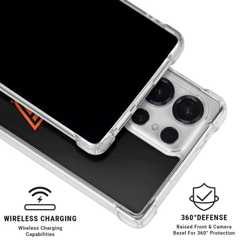 Oklahoma State University OSU on Black Galaxy S26 Ultra Clear Case
