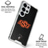 Oklahoma State University OSU on Black Galaxy S26 Ultra Clear Case
