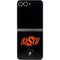 Oklahoma State University OSU on Black Galaxy Z Flip6 Skin