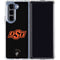 Oklahoma State University OSU on Black Galaxy Z Fold5 5G Clear Case