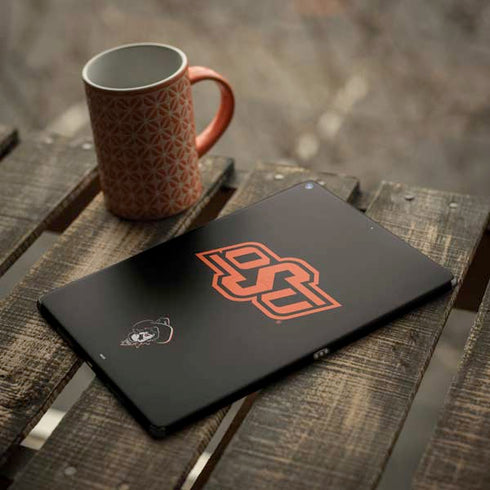 Oklahoma State University OSU on Black iPad Skins