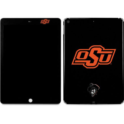 Oklahoma State University OSU on Black Apple iPad Skin